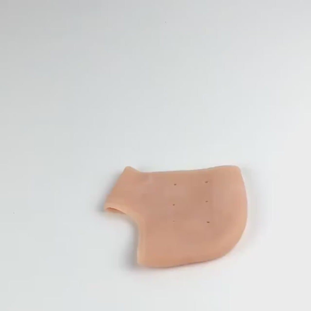 Half Heel Pain Relief & Anti-Crack Silicone Sleeves