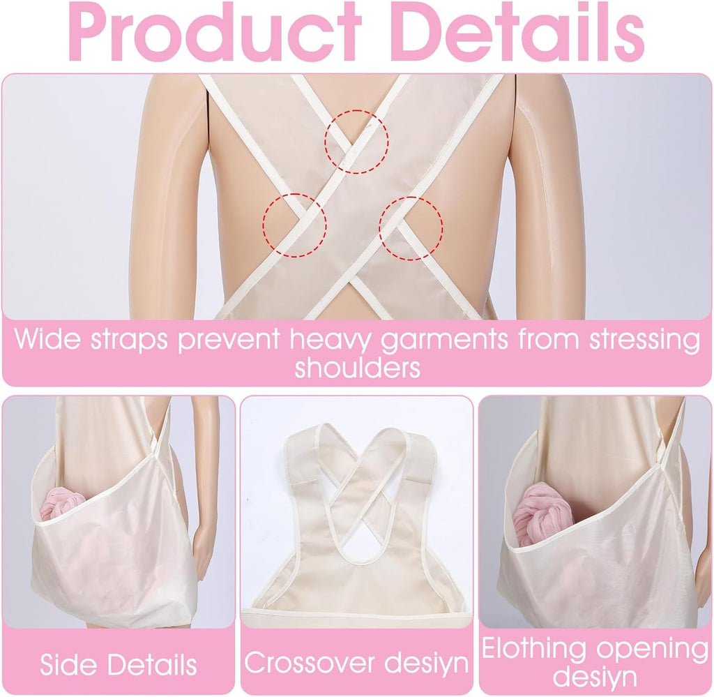 Multi-Pocket Laundry Bag Apron – Durable Household Storage Organizer