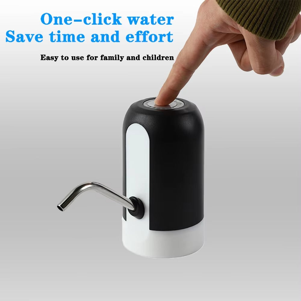 Automatic USB Rechargeable Water Bottle Pump 💦 | One-Touch Electric Water Dispenser for Home & Office