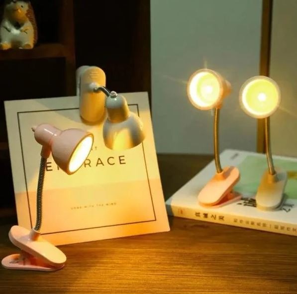 Mini Book Light with Clip 📚 | Portable LED Reading Lamp with Eye Protection for Reading & Study (Random Color)