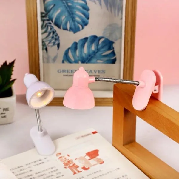 Mini Book Light with Clip 📚 | Portable LED Reading Lamp with Eye Protection for Reading & Study (Random Color)
