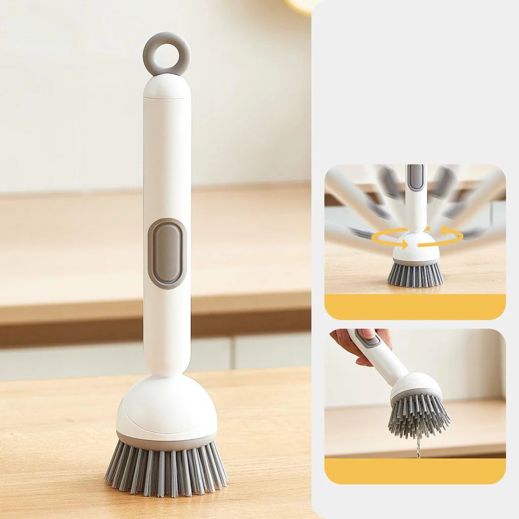 3-in-1 Soap Dispensing Dishes Brush