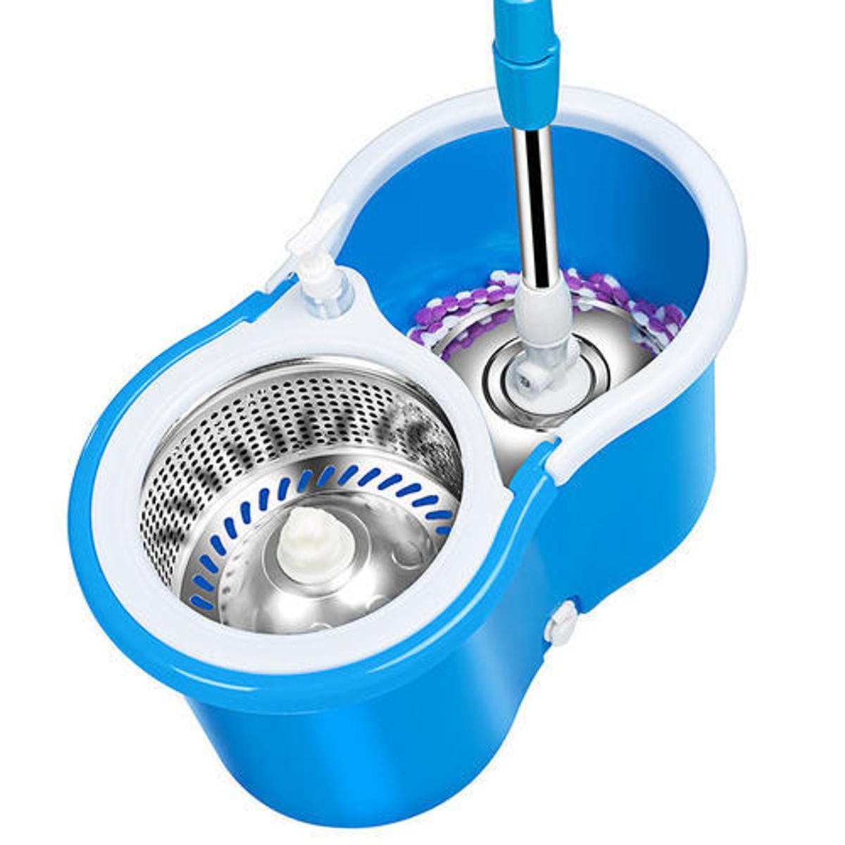 Easy Spin Magic Mop Set – 360° Rotating Microfiber Floor Cleaning System