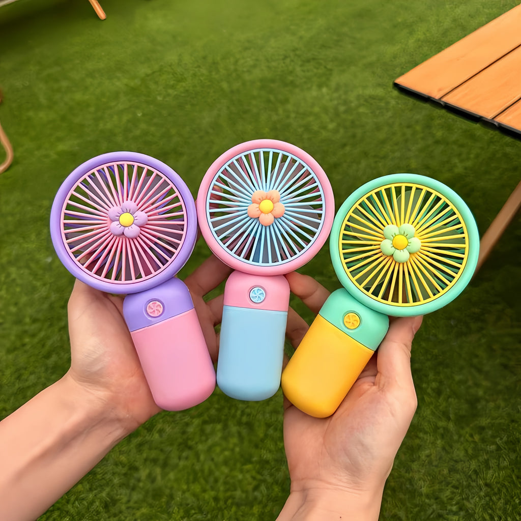 Cute Mini Portable Handheld Fan | USB Rechargeable