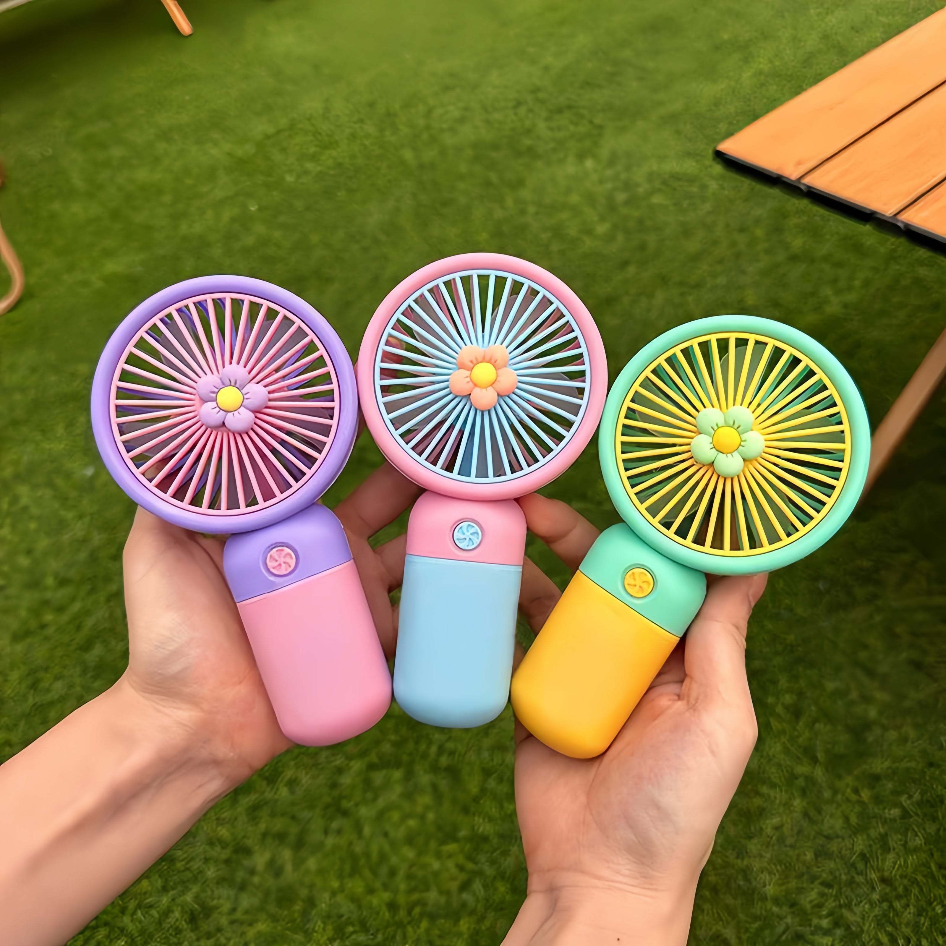 Cute Mini Portable Handheld Fan | USB Rechargeable