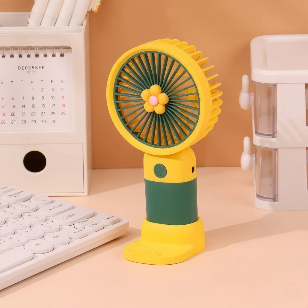 Cute Mini Portable Handheld Fan | USB Rechargeable