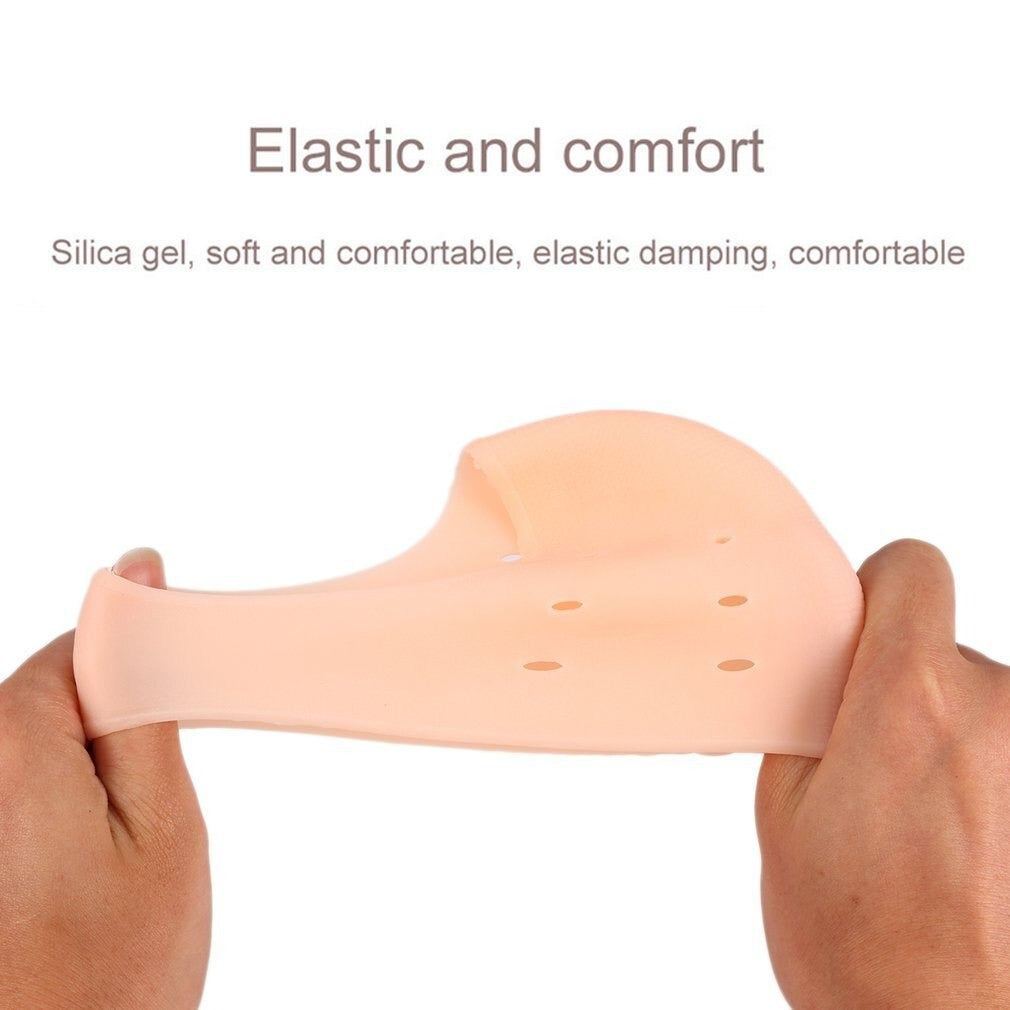 Half Heel Pain Relief & Anti-Crack Silicone Sleeves