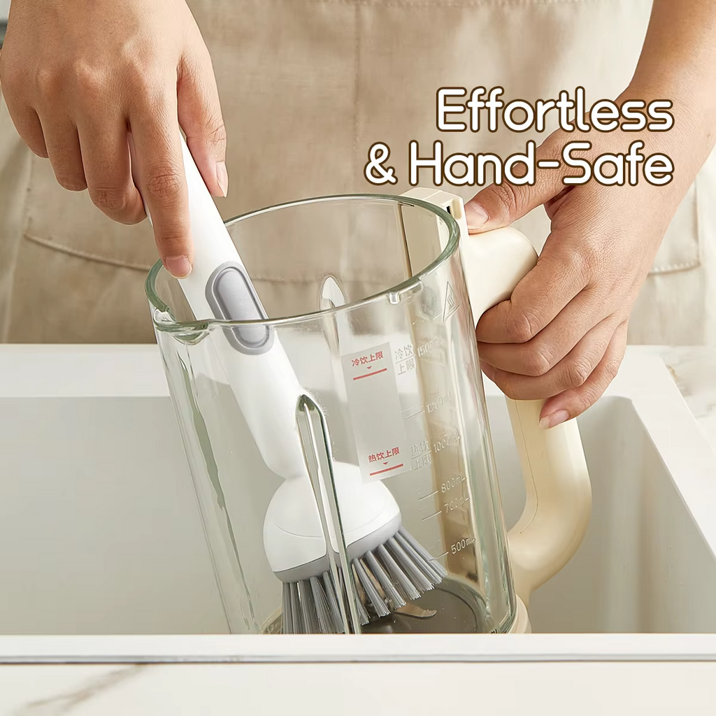 3-in-1 Soap Dispensing Dishes Brush
