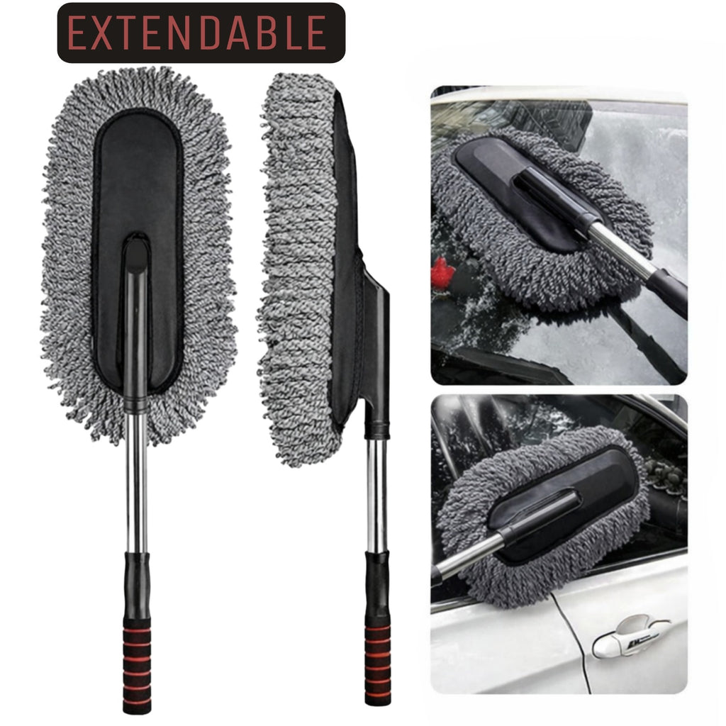 Microfiber Car Wash Brush – Telescopic Cleaning Mop &
Dusting Tool