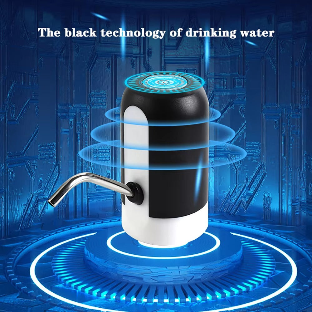Automatic USB Rechargeable Water Bottle Pump 💦 | One-Touch Electric Water Dispenser for Home & Office