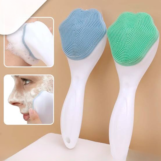 3-in-1 Silicone Bath & Skincare Set – Face Brush, Shower Brush & Back Scrubber