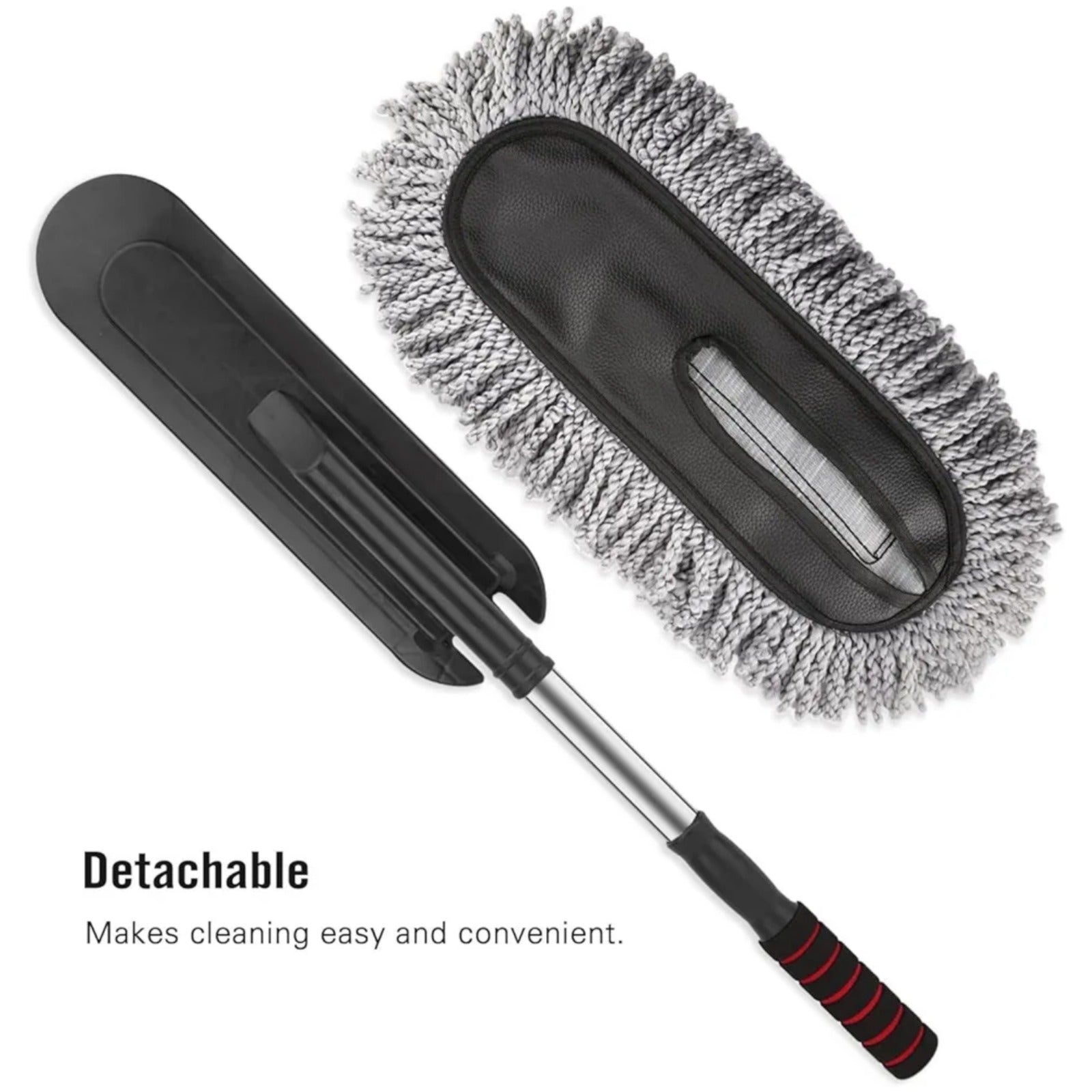 Microfiber Car Wash Brush – Telescopic Cleaning Mop &
Dusting Tool